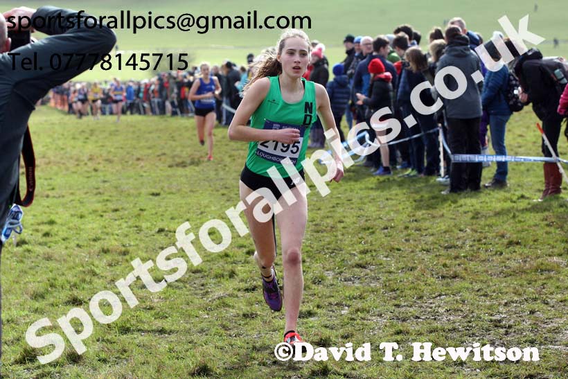 Womens under-17s 2019 British Athletics Inter Counties Cross Country, Prestwood Hall, Loughborough. Photo:  David T. Hewitson/Sports for All Pics